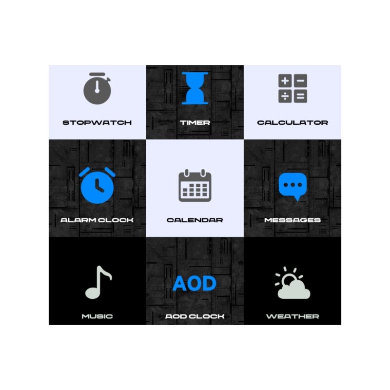 Smartwatch Męski Rubicon RNCF24-2 GREY