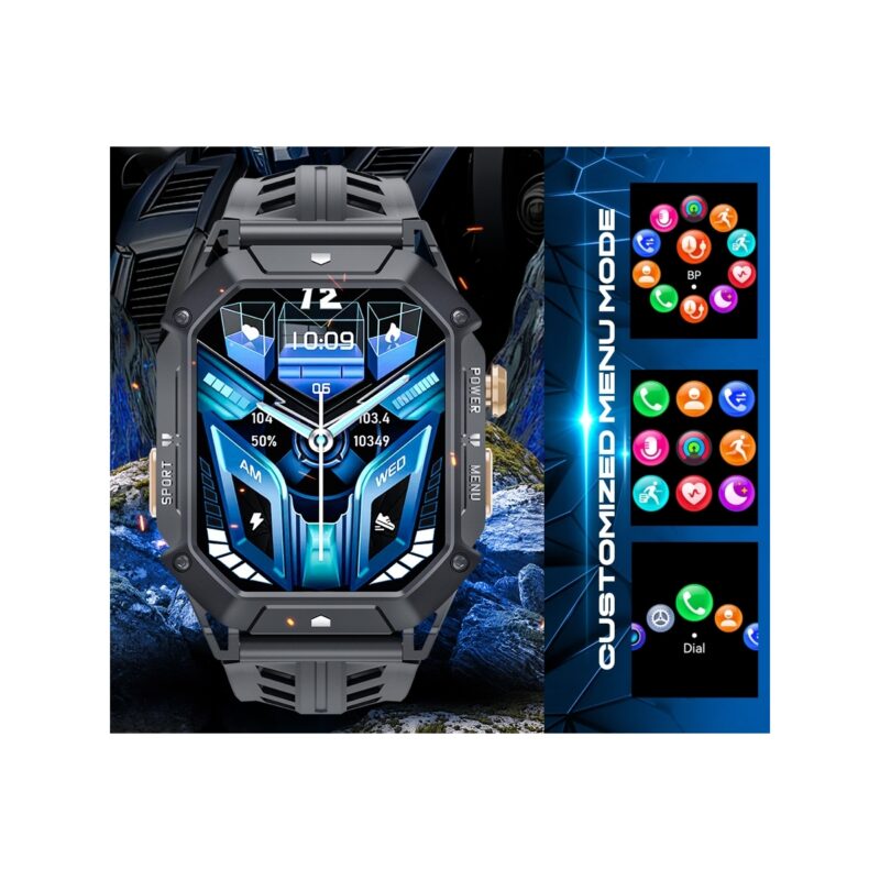 Smartwatch Męski Rubicon RNCF24-2 GREY