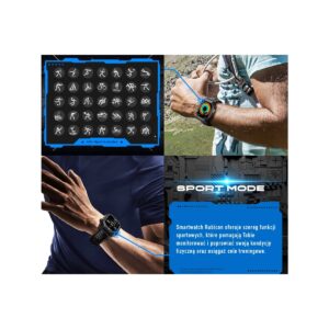 Smartwatch Męski Rubicon RNCF24-2 GREY