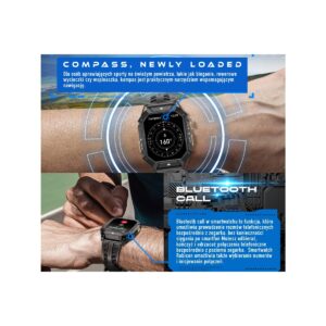 Smartwatch Męski Rubicon RNCF24-2 GREY