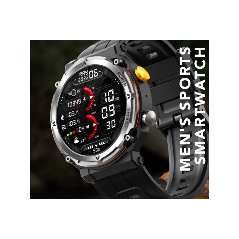 83_68_13_max Smartwatch Męski Rubicon RNCF25-1 BLACK