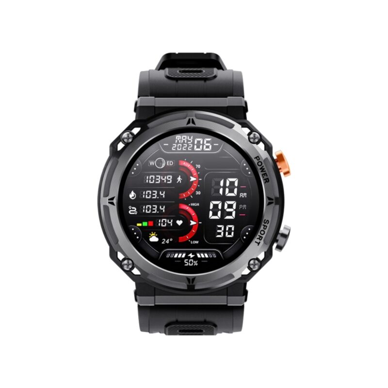 83_68_2_max Smartwatch Męski Rubicon RNCF25-1 BLACK