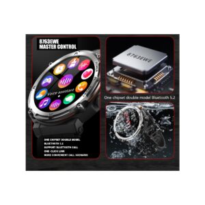 83_68_6_max Smartwatch Męski Rubicon RNCF25-1 BLACK