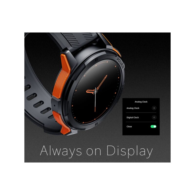 83_69_7_max Smartwatch Męski Rubicon RNCF26-1 BLACK
