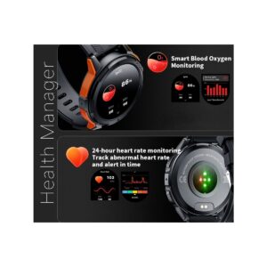 83_69_9_max Smartwatch Męski Rubicon RNCF26-1 BLACK