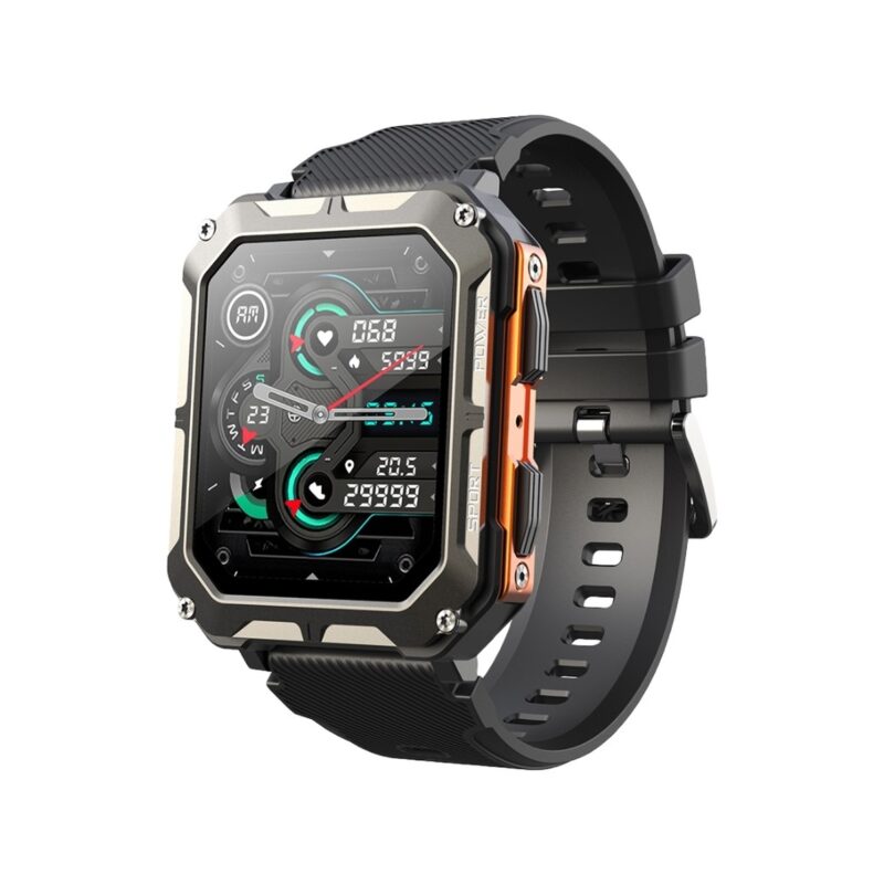83_71_1_max Smartwatch Męski Rubicon RNCF27 BLACK/ORANGE
