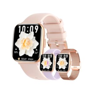 Smartwatch Damski Rubicon RNCF31 ROSE GOLD Bransoleta + 2 Paski