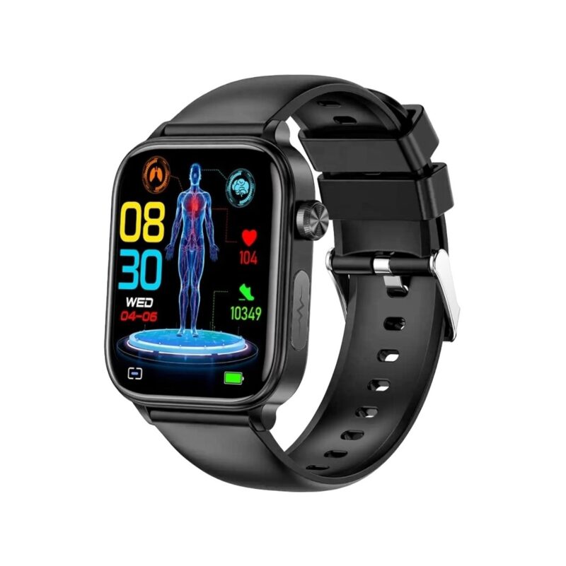 Smartwatch Męski Rubicon RNCF33 BLACK + Pasek Granatowy