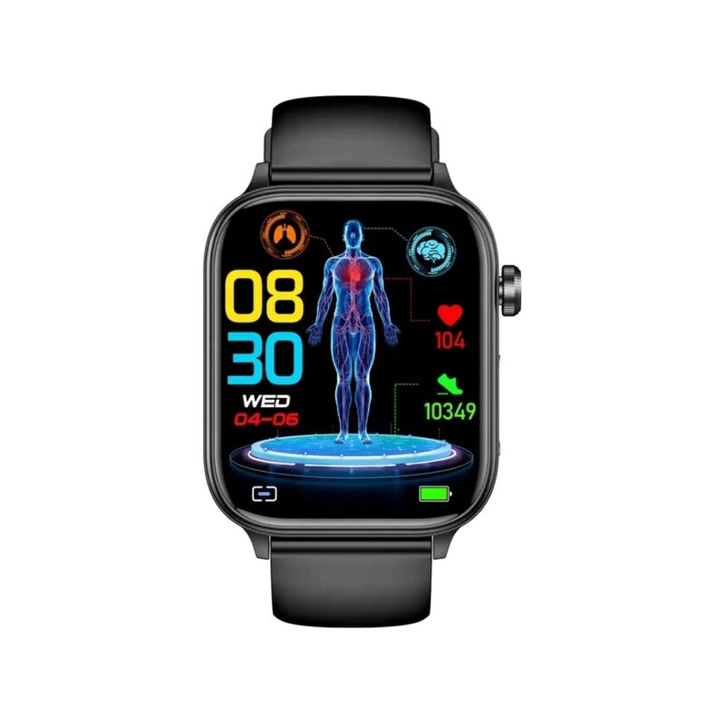 Smartwatch Męski Rubicon RNCF33 BLACK + Pasek Granatowy