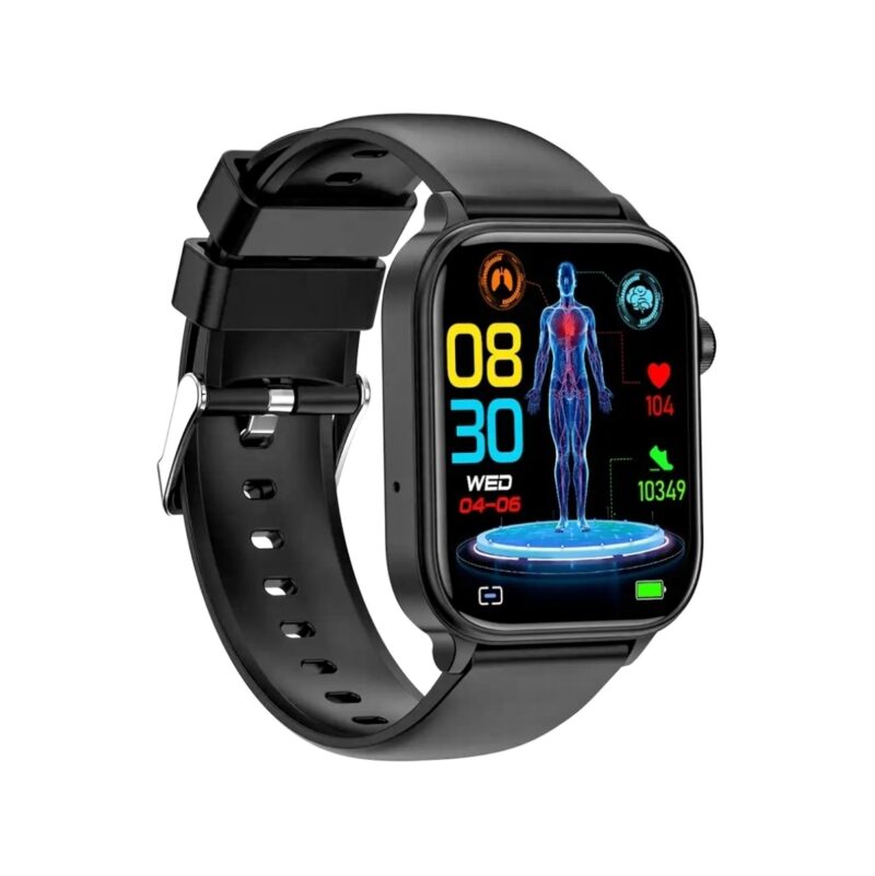 Smartwatch Męski Rubicon RNCF33 BLACK + Pasek Granatowy