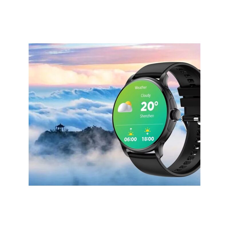83_77_12_max Smartwatch Damski Rubicon RNCF35 BLACK Bransoleta + Pasek