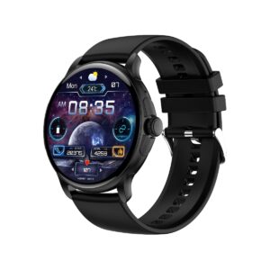 83_77_3_max Smartwatch Damski Rubicon RNCF35 BLACK Bransoleta + Pasek