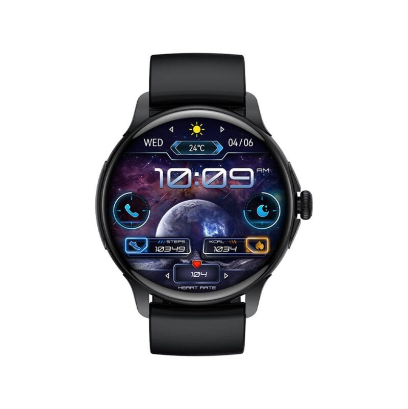 83_77_5_max Smartwatch Damski Rubicon RNCF35 BLACK Bransoleta + Pasek