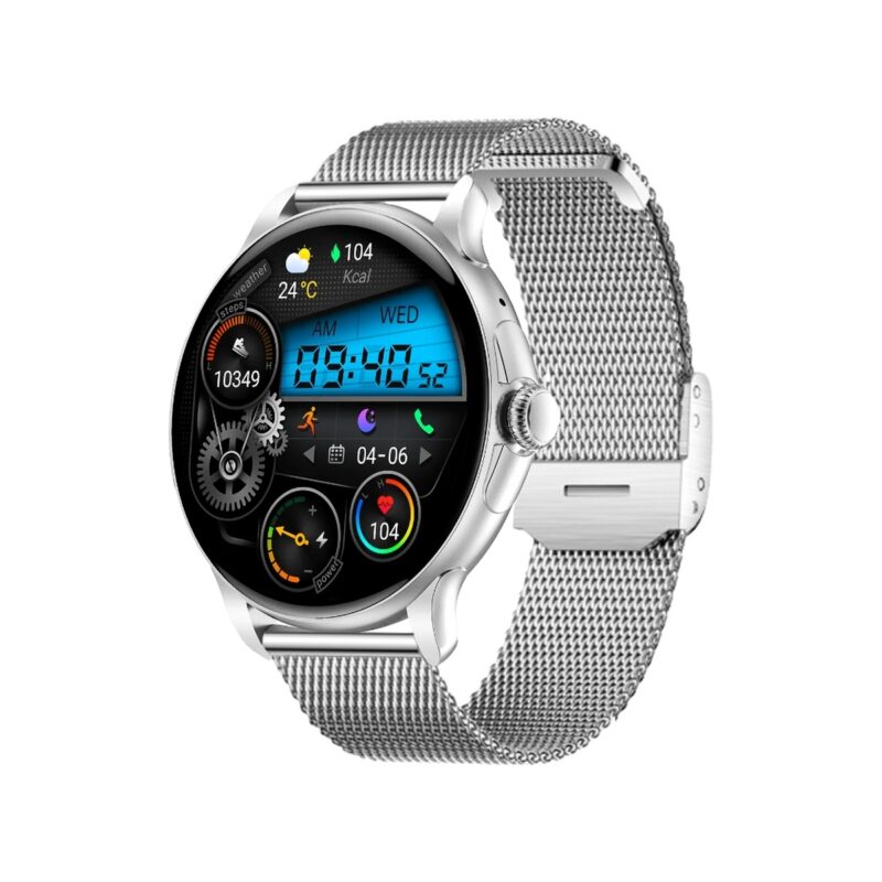 Smartwatch Damski Rubicon RNCF35 SILVER Bransoleta + Pasek