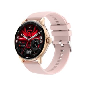 Smartwatch Damski Rubicon RNCF35 ROSE GOLD Bransoleta + Pasek Pink