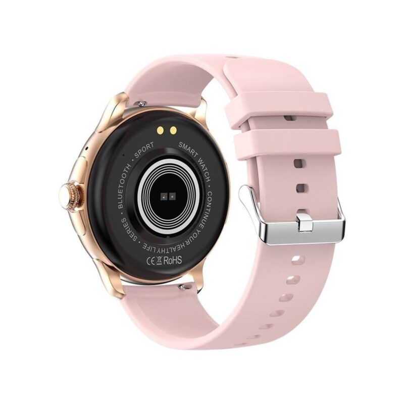 Smartwatch Damski Rubicon RNCF35 ROSE GOLD Bransoleta + Pasek Pink