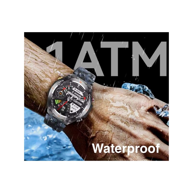 Smartwatch Męski Rubicon RNCF37-1 GPS BLACK