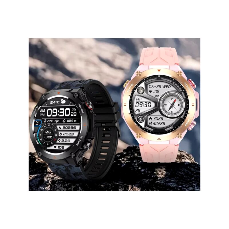 Smartwatch Męski Rubicon RNCF37-1 GPS BLACK