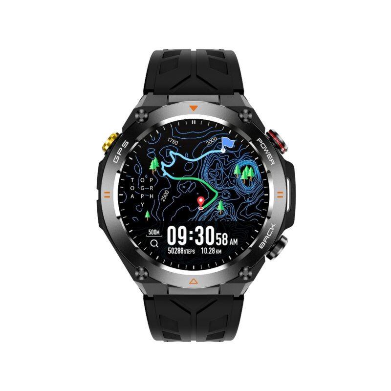 Smartwatch Męski Rubicon RNCF37-1 GPS BLACK