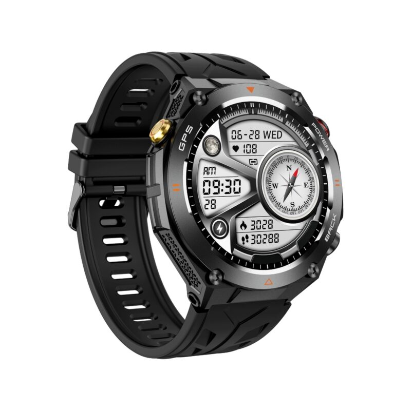 Smartwatch Męski Rubicon RNCF37-1 GPS BLACK