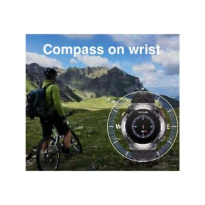 Smartwatch Męski Rubicon RNCF37-1 GPS BLACK