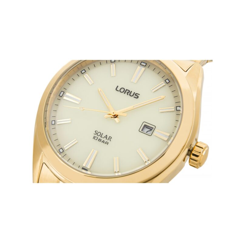 Zegarek Męski LORUS Solar Gold RX338AX9 + BOX
