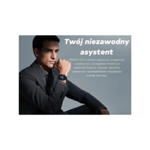 Smartwatch Damski GRAVITY GT15-12 Granatowy Pasek Silikonowy + Czarna Bransoleta