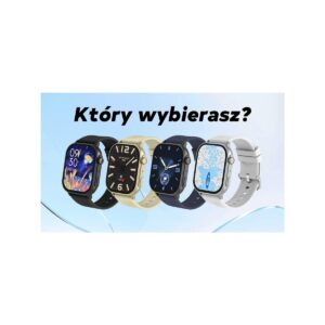 Smartwatch Damski GRAVITY GT15-12 Granatowy Pasek Silikonowy + Czarna Bransoleta