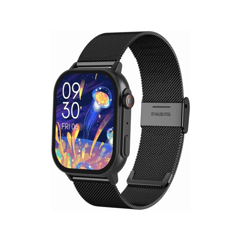 Smartwatch Damski GRAVITY GT15-12 Granatowy Pasek Silikonowy + Czarna Bransoleta