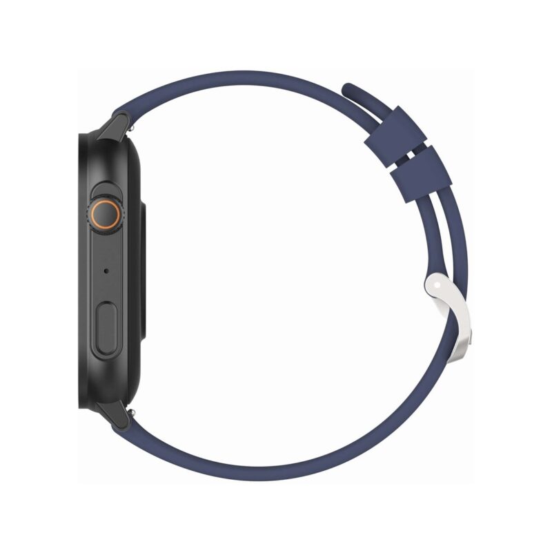 Smartwatch Damski GRAVITY GT15-12 Granatowy Pasek Silikonowy + Czarna Bransoleta