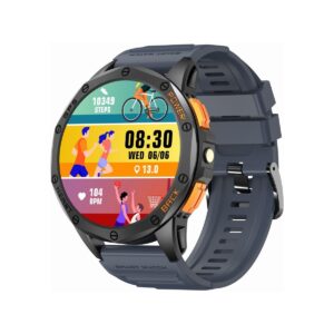 Smartwatch Męski GRAVITY GPS GT24-1 Czarny Pasek Silikonowy + Granatowy Pasek Silikonowy