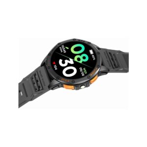 Smartwatch Męski GRAVITY GPS GT24-3 Czarny Pasek Silikonowy + Pomarańczowy Pasek Silikonowy