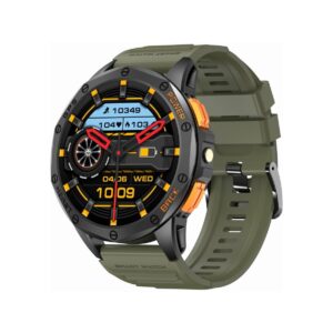 Smartwatch Męski GRAVITY GPS GT24-5 Czarny Pasek Silikonowy + Zielony Pasek Silikonowy