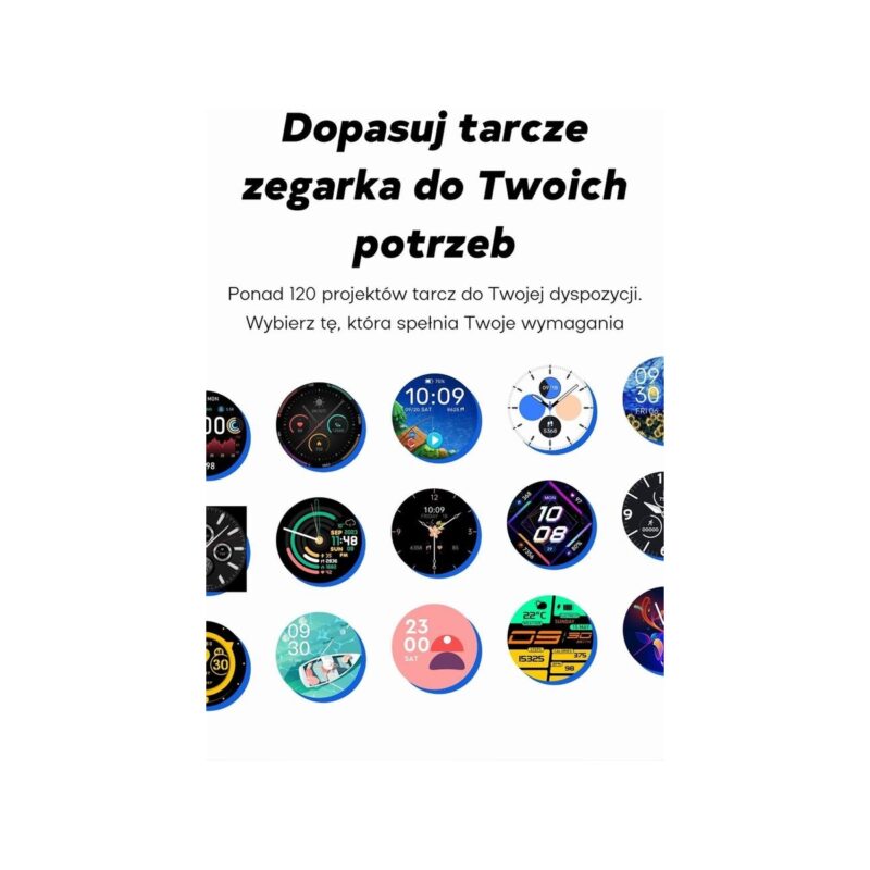 Smartwatch Damski GRAVITY GT12-1 Czarny Pasek Silikonowy + Czarna Bransoleta