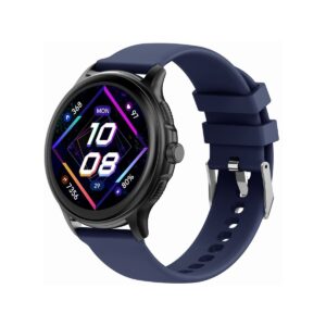 Smartwatch Damski GRAVITY GT12-2 Granatowy Pasek Silikonowy + Czarna Bransoleta