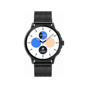 Smartwatch Damski GRAVITY GT12-2 Granatowy Pasek Silikonowy + Czarna Bransoleta