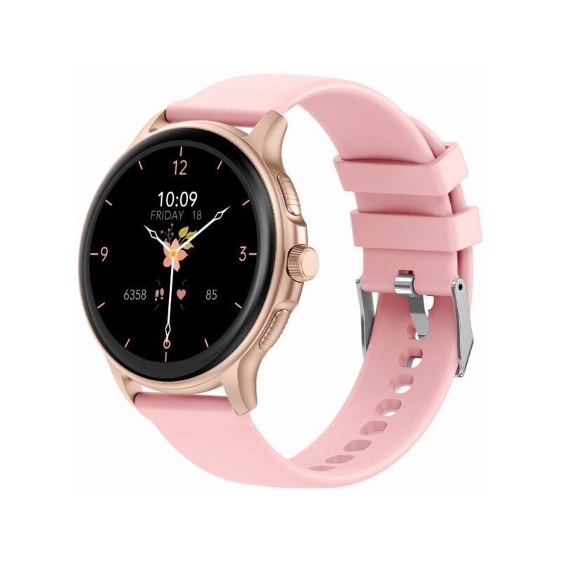 84_79_26_max Smartwatch Damski GRAVITY GT12-3 Różowy Pasek Silikonowy + Bransoleta Różowe Złoto