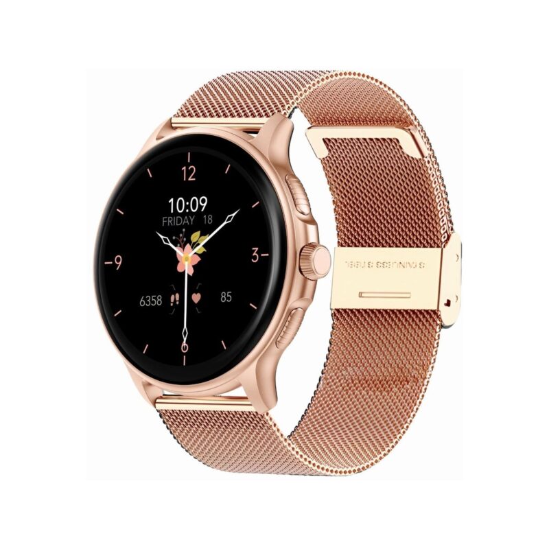 84_79_27_max Smartwatch Damski GRAVITY GT12-3 Różowy Pasek Silikonowy + Bransoleta Różowe Złoto