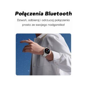 84_80_16_max Smartwatch Damski GRAVITY GT12-4 Czarny Pasek Silikonowy + Bransoleta Różowe Złoto