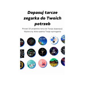 84_80_23_max Smartwatch Damski GRAVITY GT12-4 Czarny Pasek Silikonowy + Bransoleta Różowe Złoto