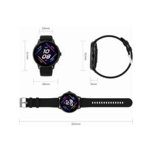 84_81_24_max Smartwatch Damski GRAVITY GT12-5 Szary Pasek Silikonowy + Bransoleta Różowe Złoto