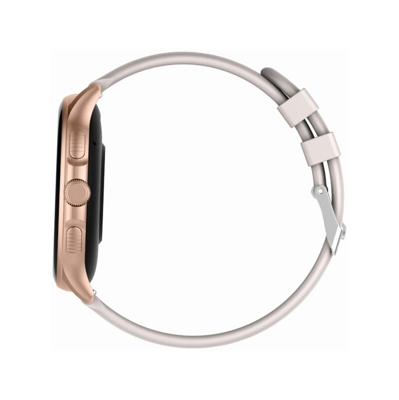 84_81_31_max Smartwatch Damski GRAVITY GT12-5 Szary Pasek Silikonowy + Bransoleta Różowe Złoto