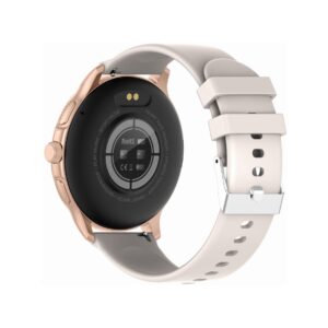 84_81_33_max Smartwatch Damski GRAVITY GT12-5 Szary Pasek Silikonowy + Bransoleta Różowe Złoto