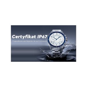 Smartwatch Męski GRAVITY GT16-1 Gold / Złota Bransoleta