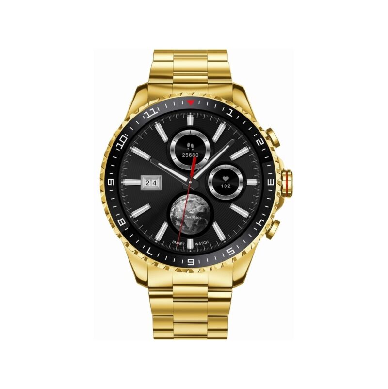 Smartwatch Męski GRAVITY GT16-1 Gold / Złota Bransoleta