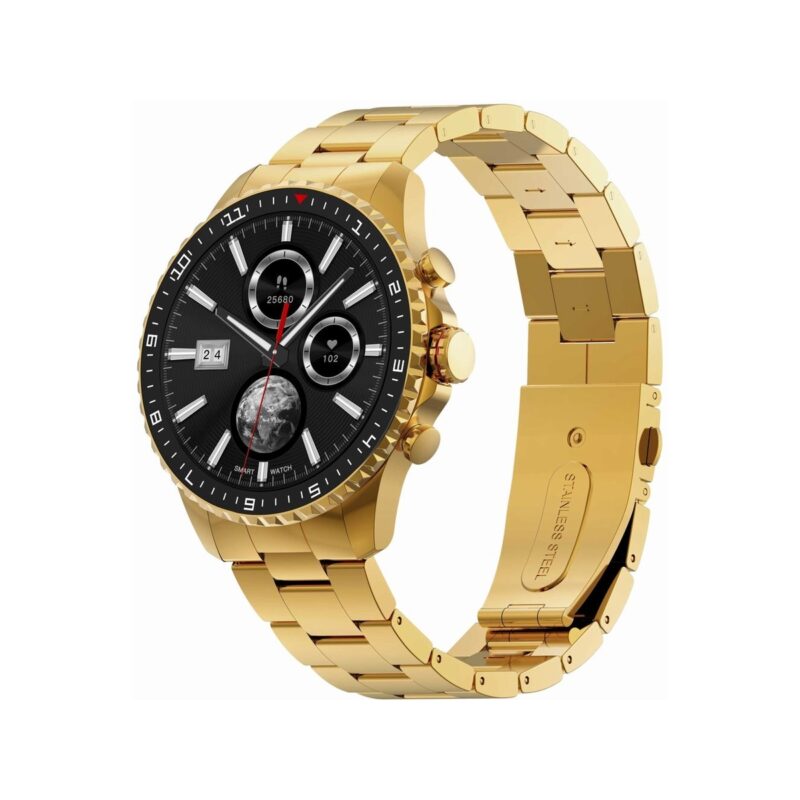 Smartwatch Męski GRAVITY GT16-1 Gold / Złota Bransoleta