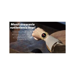 Smartwatch Męski GRAVITY GT16-2 Black / Czarna Bransoleta