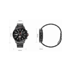 Smartwatch Męski GRAVITY GT16-2 Black / Czarna Bransoleta