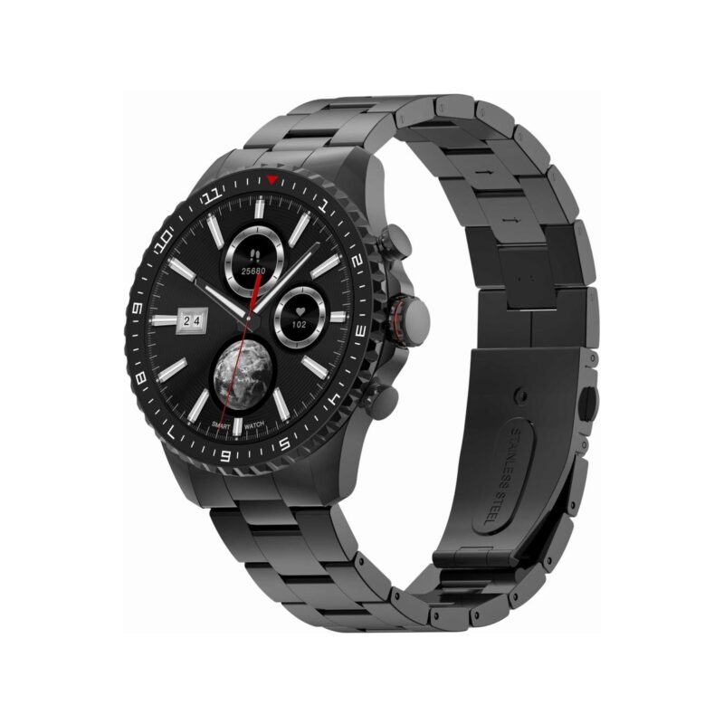 Smartwatch Męski GRAVITY GT16-2 Black / Czarna Bransoleta