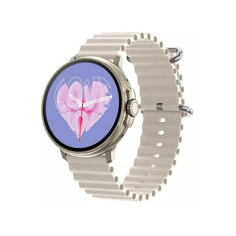 Smartwatch Damski RUBICON RNCF15 Tytan/Light Latte SMARUB260